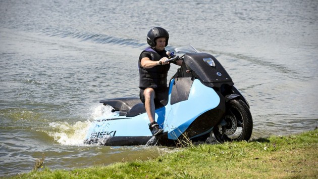 Gibbs Amphibians Biski Amphibious Motorcycle