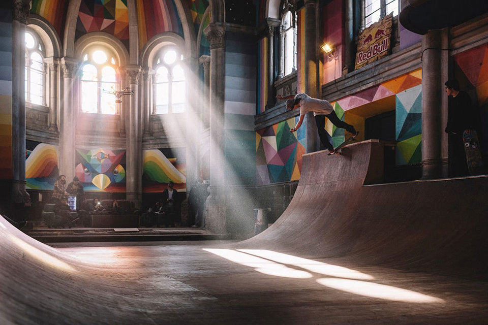 KAOS Temple “Skate Church” by Okuda