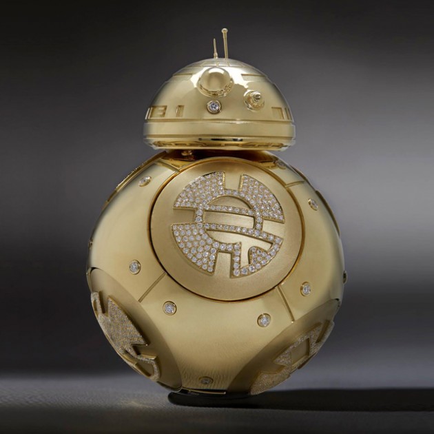 Kay Jewelers Custom Gold and Diamonds BB-8 Droid