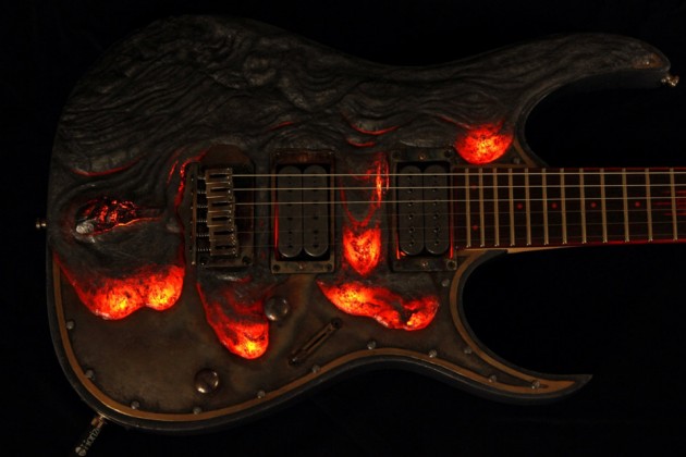 Molten Diabolic Guitar by Hutchinson Guitar Concepts