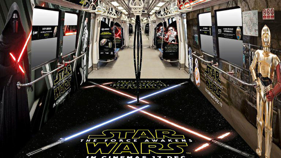 SMRT Star Wars-themed Trains