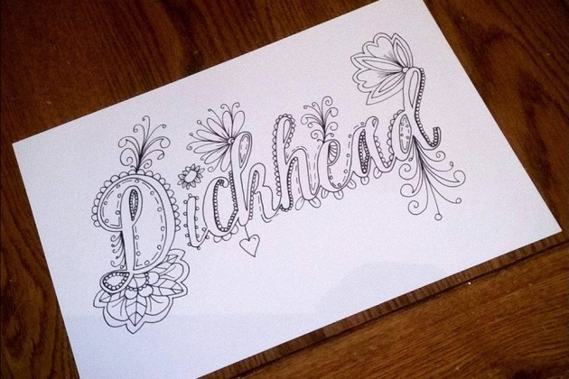 Sweary Coloring Book by Pixie Rah Designs