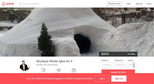 Boutique Winter Igloo For Two