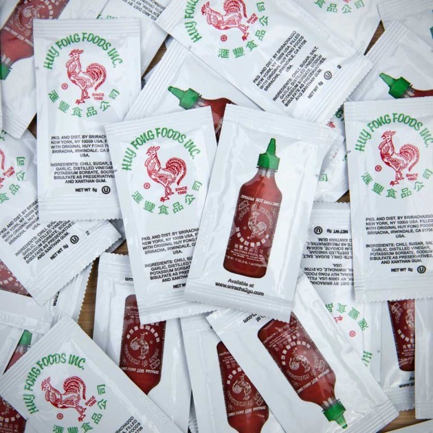 Huy Fong Sriracha Packets