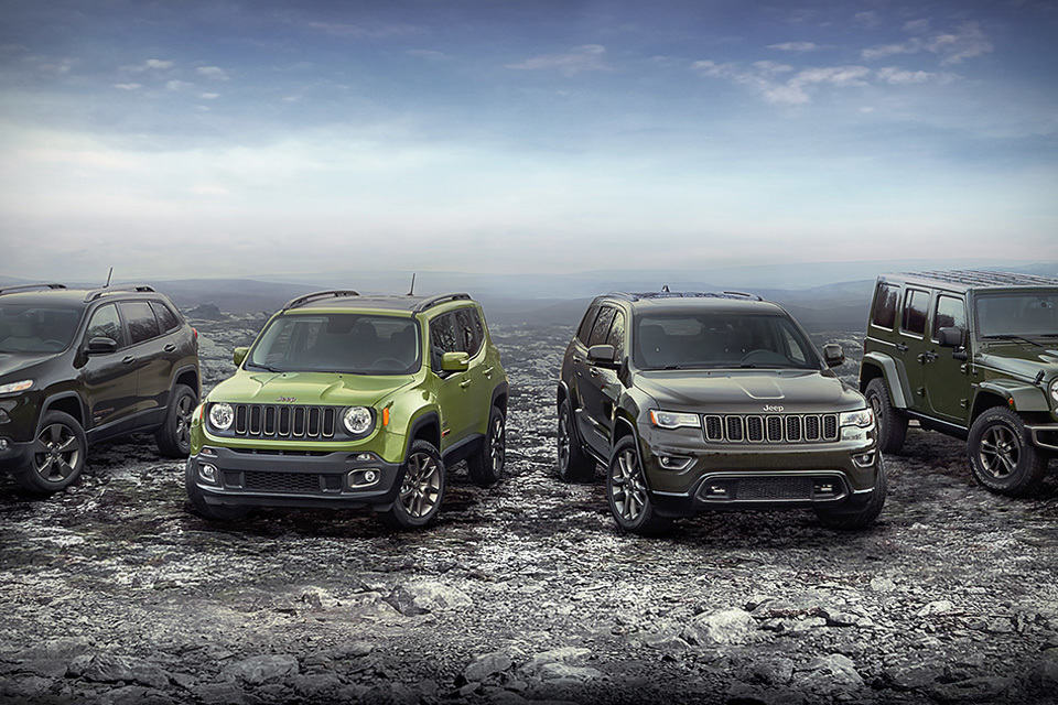 Jeep 75th Anniversary Special Edition Models