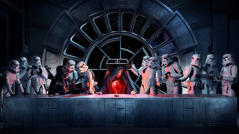 Star Wars: The Last Supper by Steve Newman