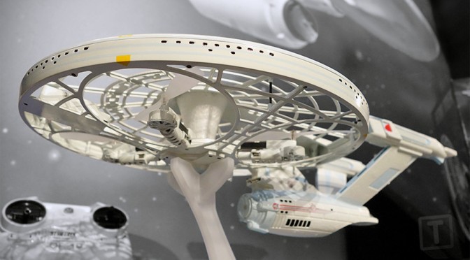Air Hogs Star Trek U.S.S Enterprise Ncc-1701-A Remote Control Drone With Light 