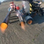 British Garage Inventor Creates A Fire-spewing Pulse Jet Powered Drift Trike
