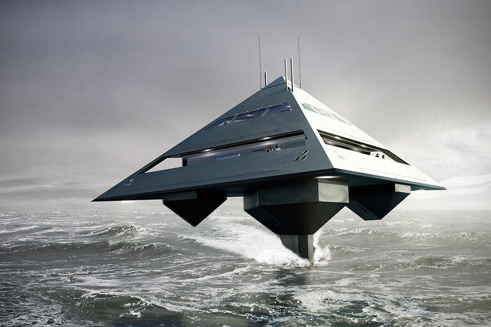 Schwinge Tetra Concept Super Yacht by Jonathan Schwinge