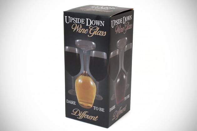 Upside Down Wine Glass