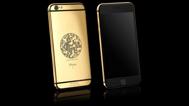 ”Year of the Monkey” 24K Gold iPhone 6s Elite by Goldgenie