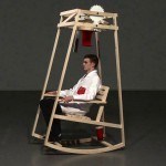 This Rocking Chair Uses Kinetic Motion To Knit A Hat As You Idly Rocks On It