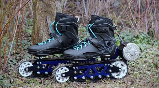 EV4 Motorized Rollerblades by Aero-Service