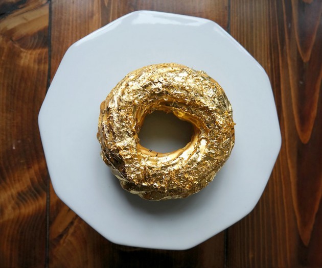 Golden Cristal Ube Donut by Manila Social Club