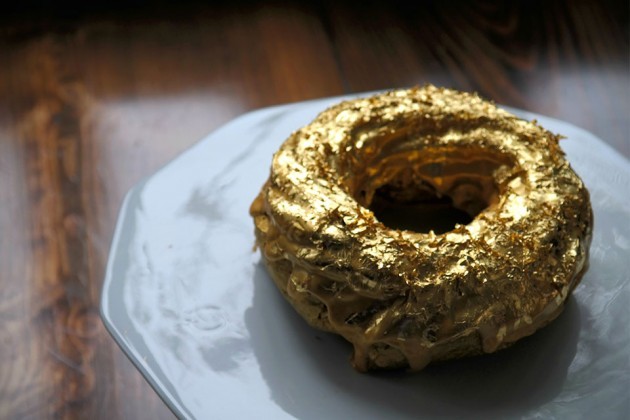 Golden Cristal Ube Donut by Manila Social Club