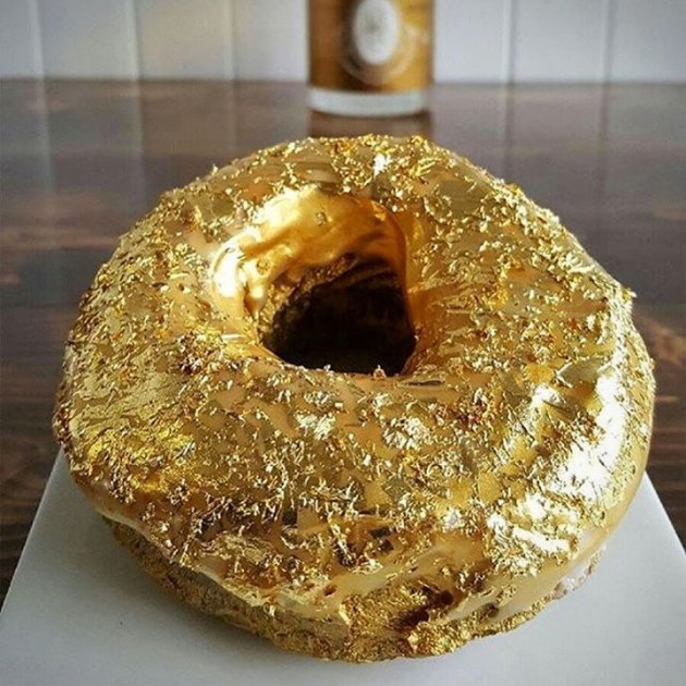 Golden Cristal Ube Donut by Manila Social Club