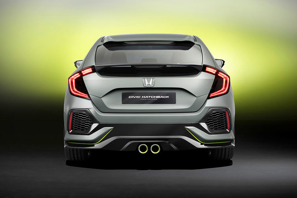 Honda 5Door Civic Hatchback Prototype Is The Sportiest Civic Ever SHOUTS