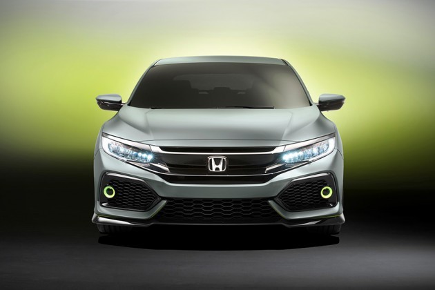 Honda 5-Door Civic Hatchback Prototype Unveiled at Geneva