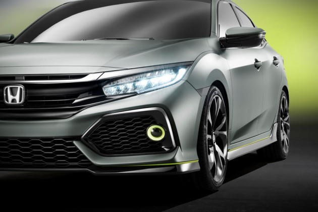 Honda 5-Door Civic Hatchback Prototype Unveiled at Geneva