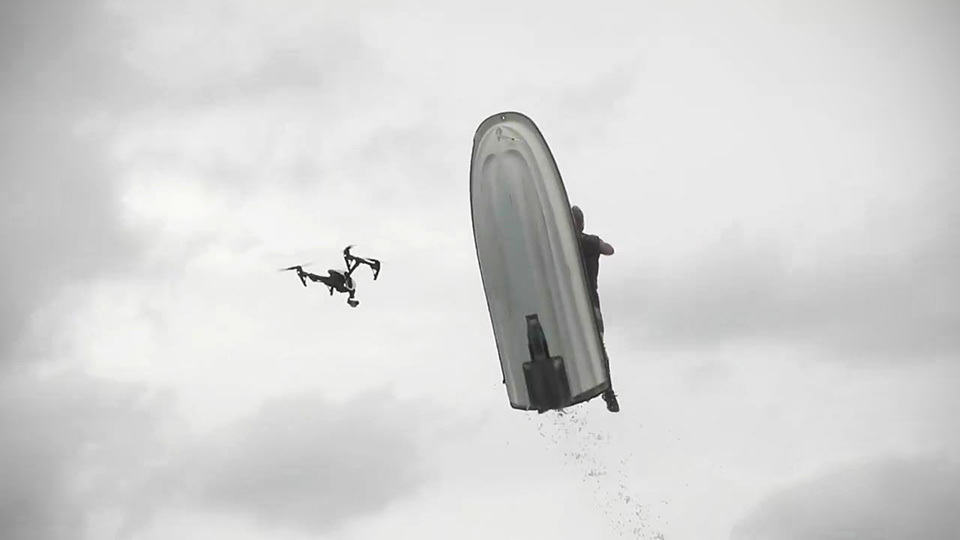 Jet Ski Took Out $2,500 Imaging Drone From The Sky