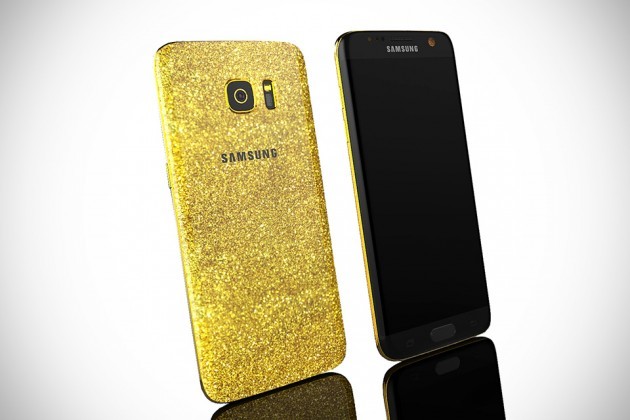 Limited Edition Gold Samsung Galaxy S7 Edge by Goldgenie