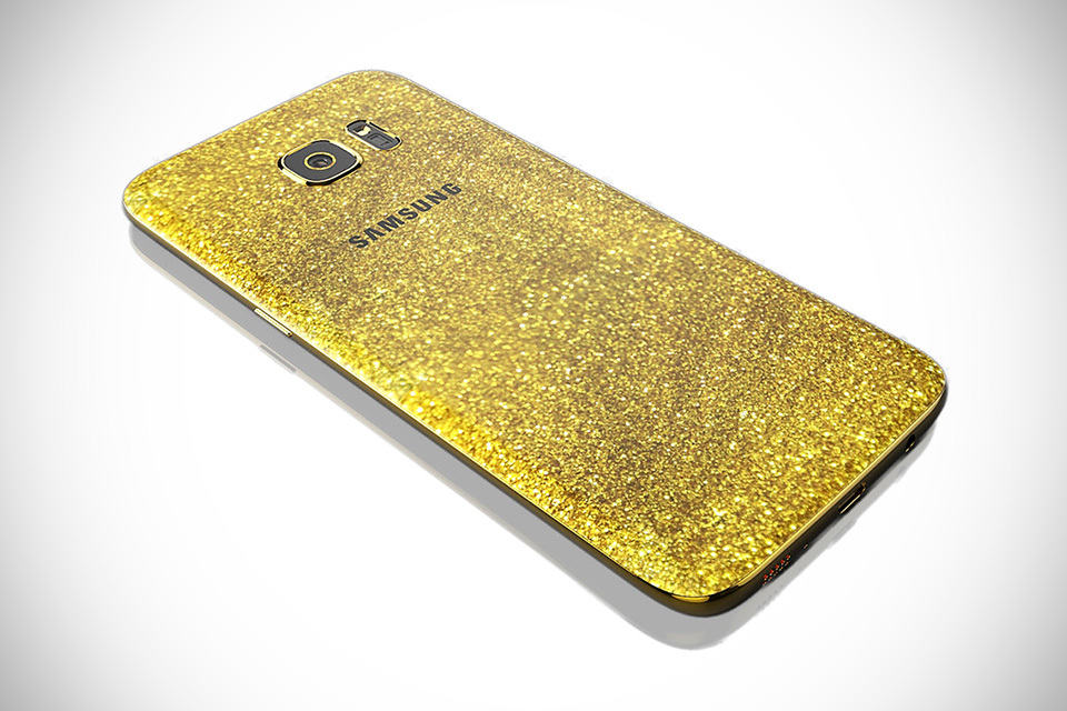 Limited Edition Gold Samsung Galaxy S7 Edge by Goldgenie