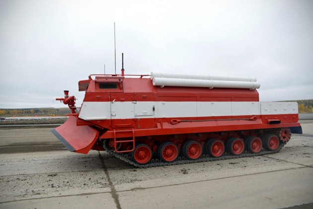 Omsktransmash Special Fire Fighting Vehicle