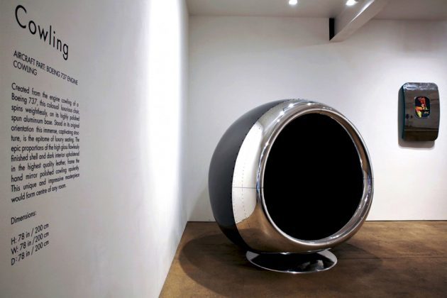 Boeing 737 Engine Cowling Chair by Fallen Furniture