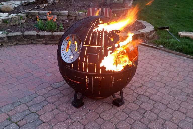 Death Star Fire Pit Is What Death Star Will Look Like If It Catches Fire