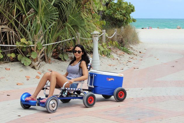 Hoverboard Cart Sit-on Attachment For Hoverboard