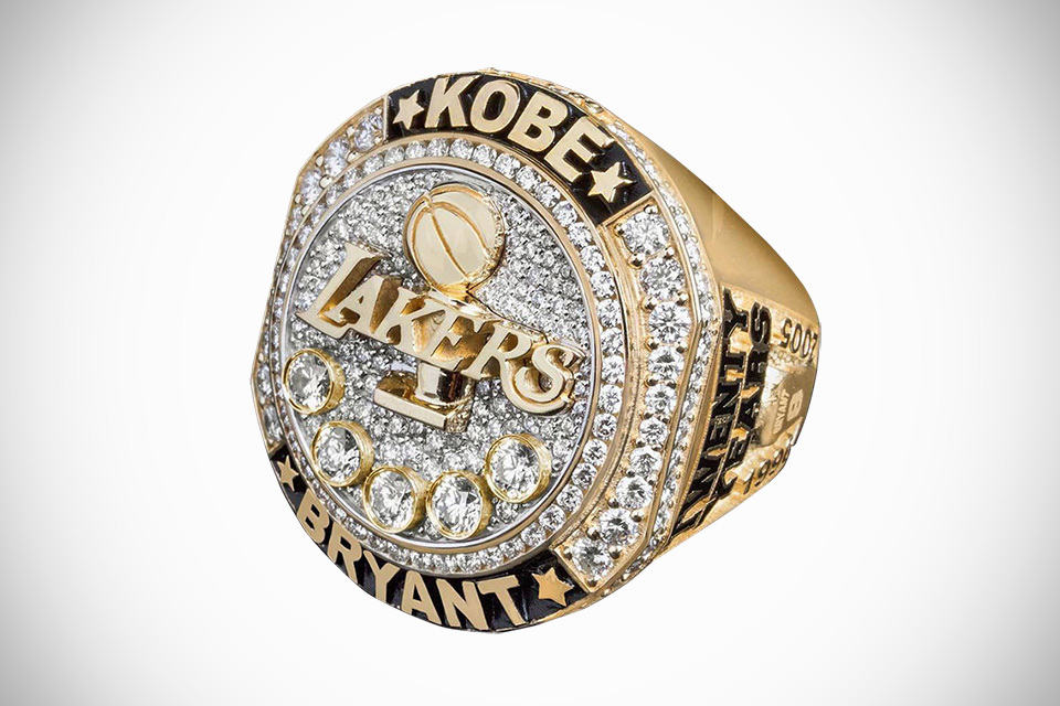 Lakers Kobe Bryant Retirement Ring by Jason of Beverly Hills