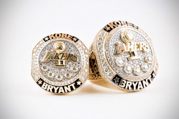 Lakers Kobe Bryant Retirement Ring by Jason of Beverly Hills