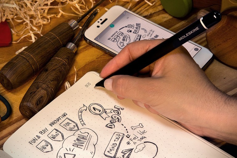 Moleskine Smart Writing Set Digitizes Pen Strokes As You Write Or
