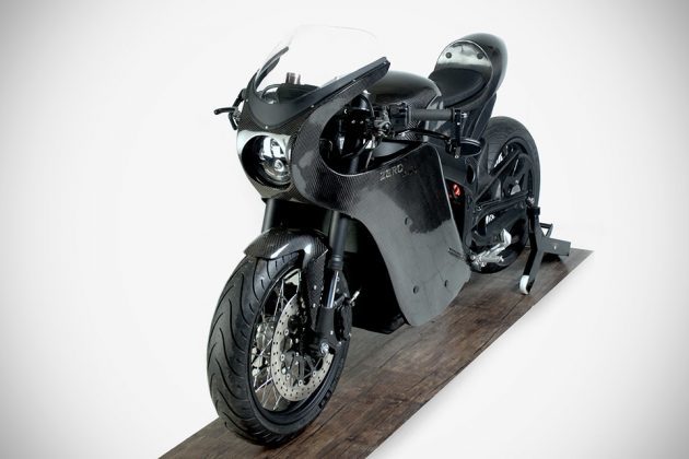 Custom Zero SR Electric Motorcycle by White Collar Bike