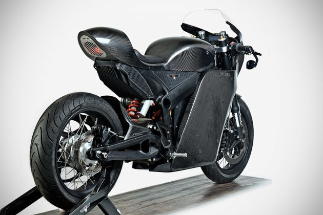 Custom Zero SR Electric Motorcycle by White Collar Bike