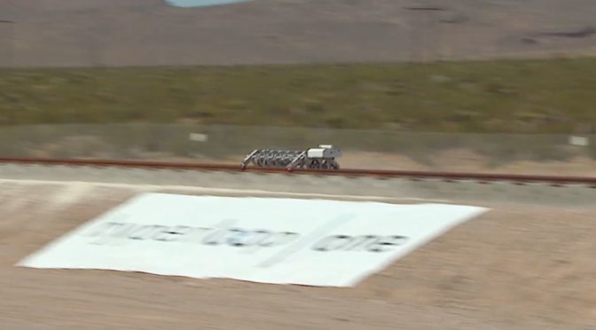 Hyperloop One First Propulsion Open-air Test