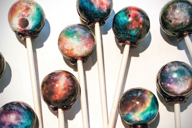 Vintage Confections Galaxy Lollipops