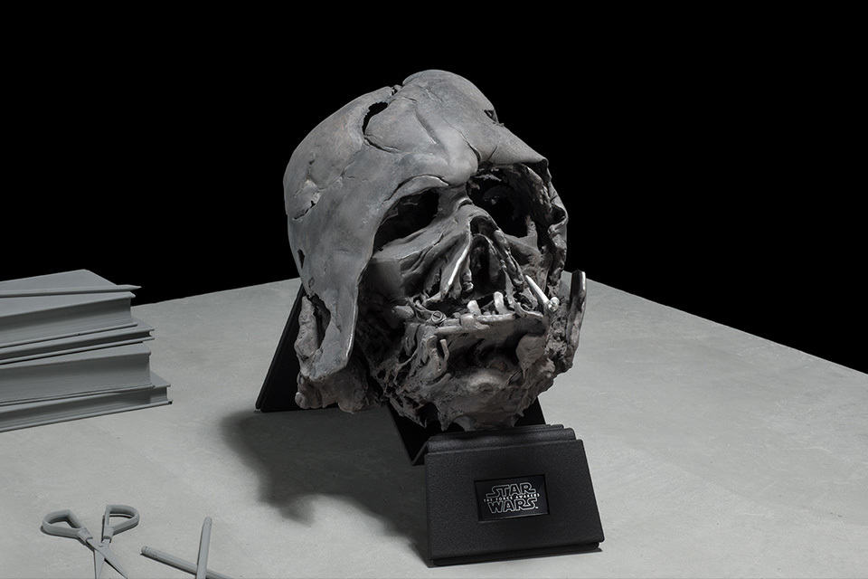 Darth Vader Melted Helmet from Star Wars Collectibles