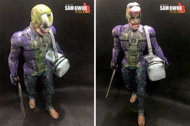 Hot Toys Iron Man Mark V x Joker Mashup by Sam Kwok Workshop