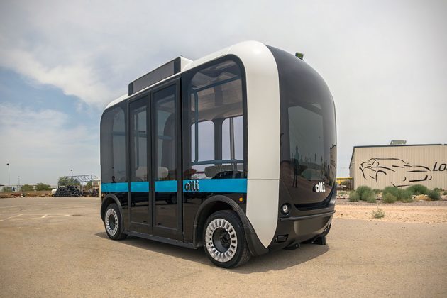 Olli IBM Watson-powered Autonomous Electric Bus