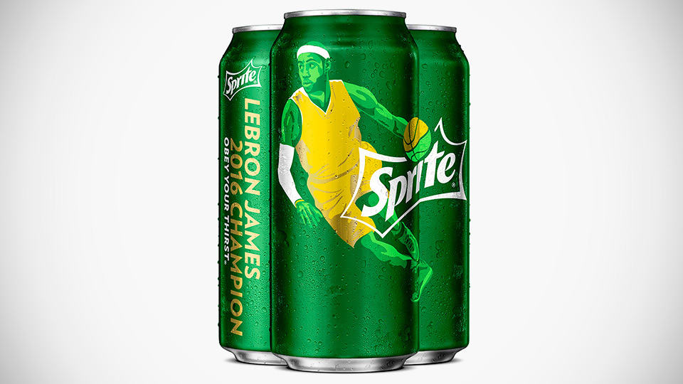 SPRITE Limited Edition 16-ounce LeBron James Can