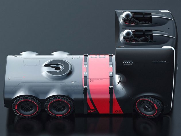 Self-driving Electric Truck Concept for Audi Part 2