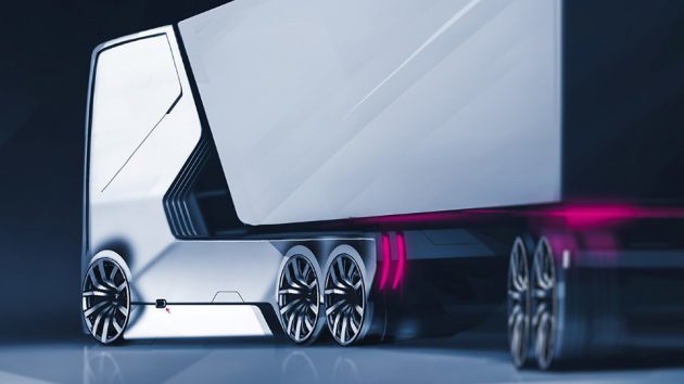 Self-driving Electric Truck Concept for Audi