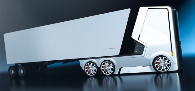 Self-driving Electric Truck Concept for Audi