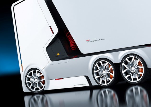 Self-driving Electric Truck Concept for Audi