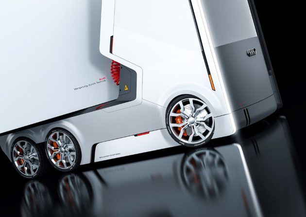 Self-driving Electric Truck Concept for Audi