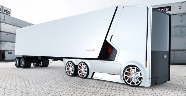 Self-driving Electric Truck Concept for Audi