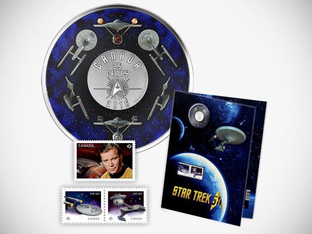 Star Trek Stamp and Coin Set
