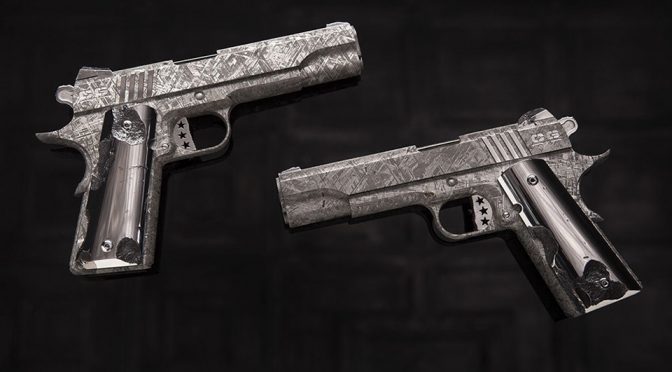 Meteorite Pistols ‘The Big Bang Pistol Set’ by Cabot Guns