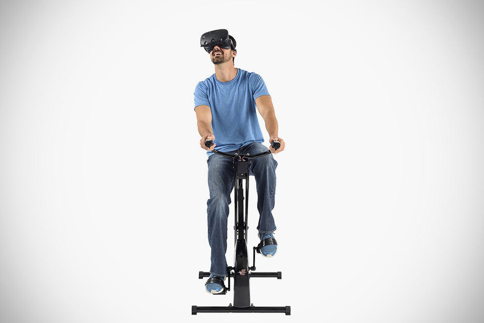 VirZOOM Bike Controller and VirZOOM Arcade Suite of VR Exercise Game
